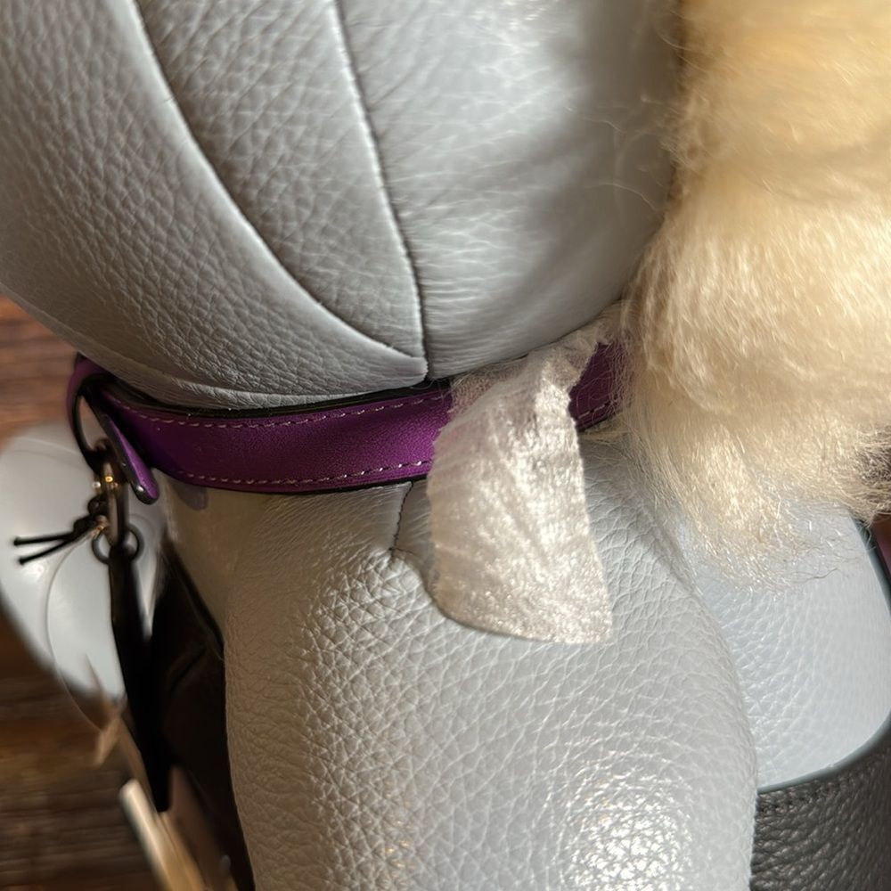 Coach x Disney Villains Ursula Collectible Leather Bear Plush New with tags - Picture 7 of 7